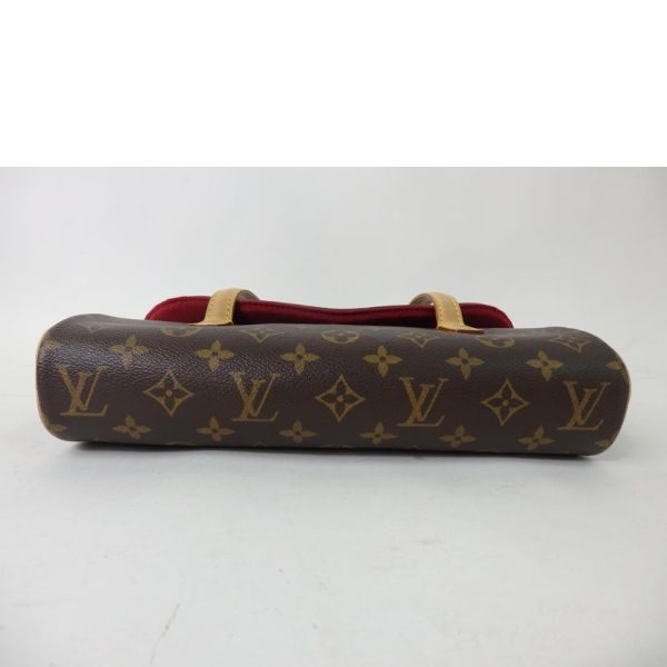 91688 4 Louis Vuitton Sonatine Bag Monogram Canvas Brown