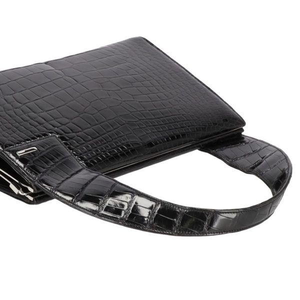 91688 4 Gucci Real Crocodile Handbag