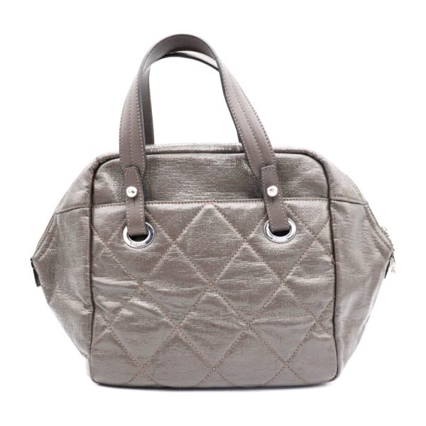 917043007313 1 Chanel Bali Biarritz Matelasse Handbag Canvas Gray