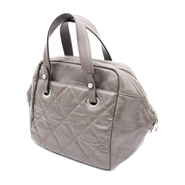 917043007313 2 Chanel Bali Biarritz Matelasse Handbag Canvas Gray