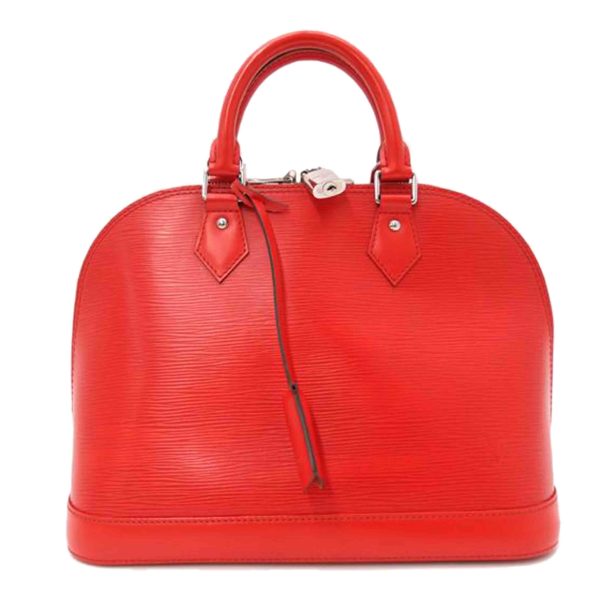 91732 1 Louis Vuitton Alma PM Epi Handbag Red