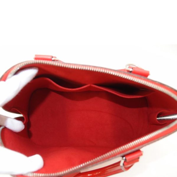 91732 5 Louis Vuitton Alma PM Epi Handbag Red