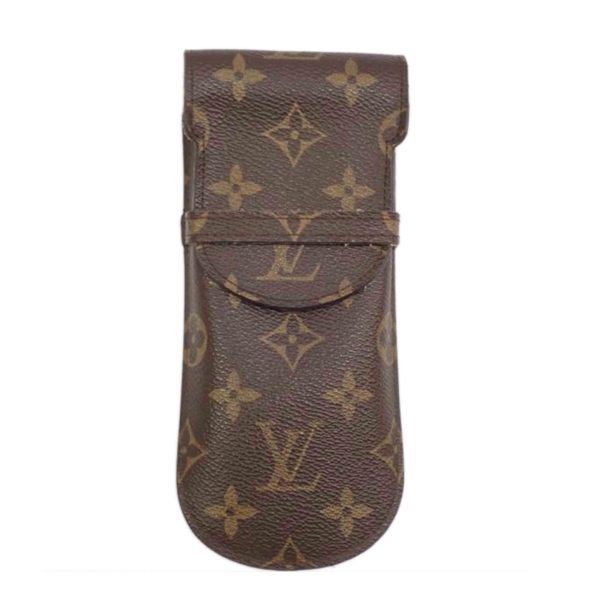 91770 1 Louis Vuitton Etuit Lunette Monogram Eyeglass Case Brown