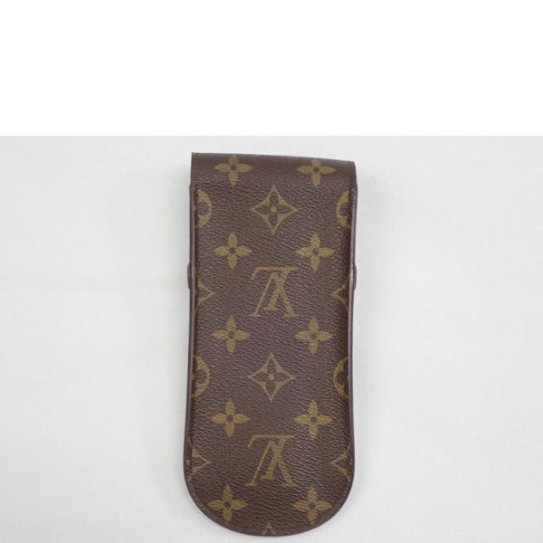 91770 2 Louis Vuitton Etuit Lunette Monogram Eyeglass Case Brown