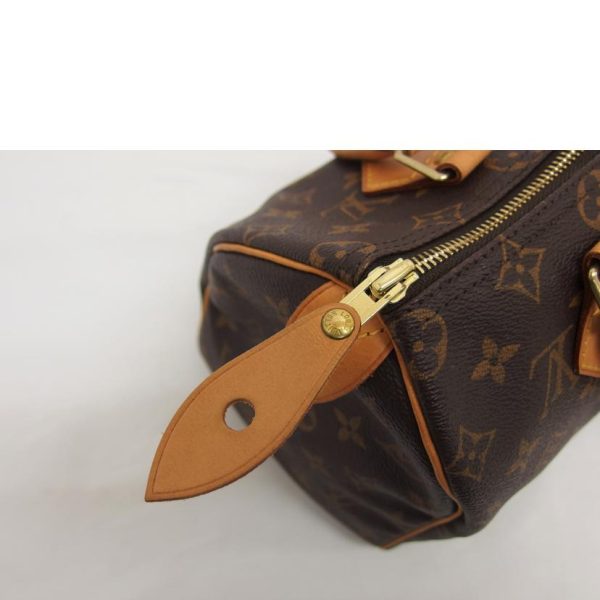 91780 5 Louis Vuitton Speedy Monogram Satchel Bag Brown