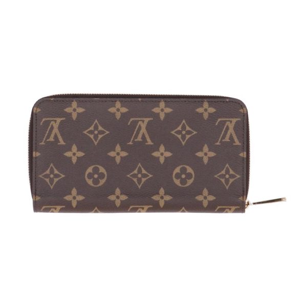 91794 2 Louis Vuitton Zippy Wallet Monogram Wallet Brown