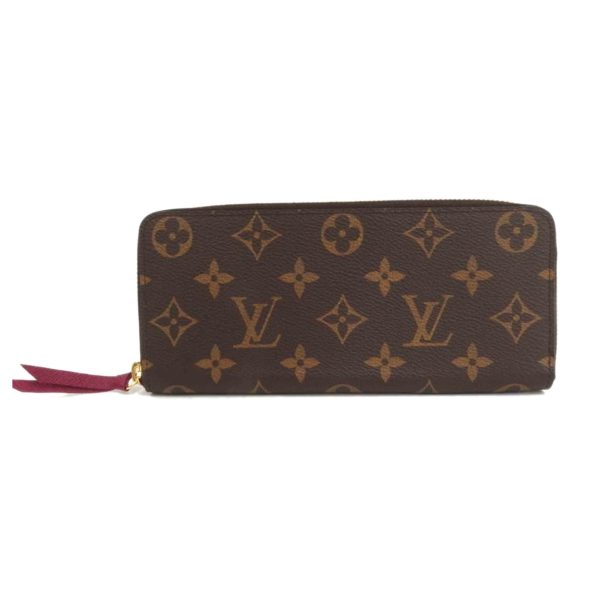 91800 2 Louis Vuitton Clemence Wallet Fuchsia Pink