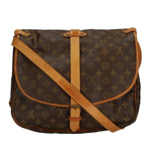 91824 1 Louis Vuitton Speedy 25 Monogram Handbag Brown