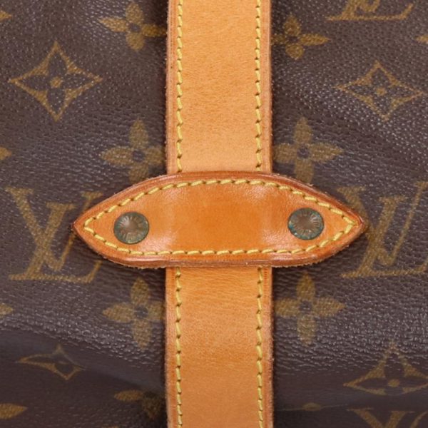 91824 5 Louis Vuitton Saumur 35 Monogram Shoulder Bag