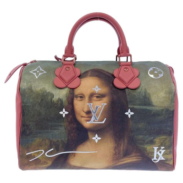 9182547 03 Louis Vuitton Speedy 30 Boston Bag Mona Lisa