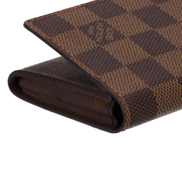 91827 4 Louis Vuitton Amberop Carte de Visite Card Holder Damier Ebene