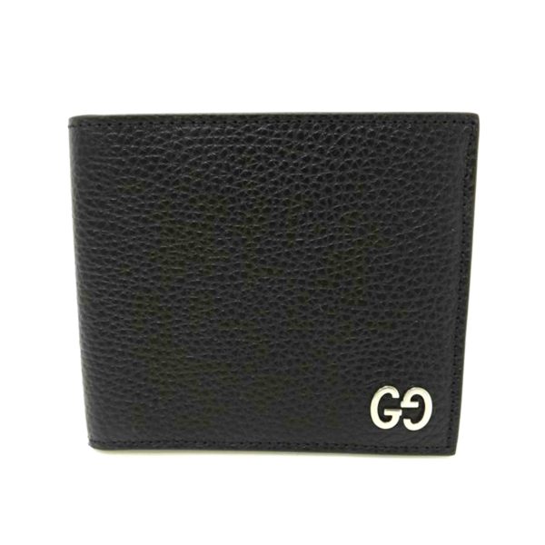 91851 1 Gucci Leather Bi Fold Wallet