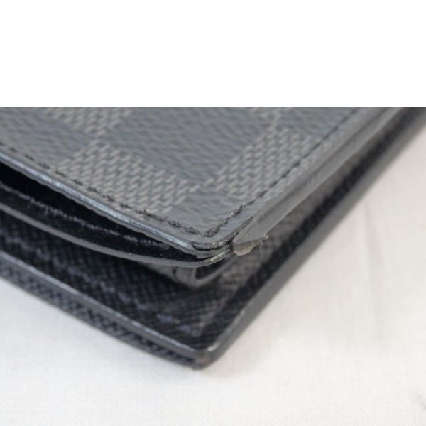 91912 8 Louis Vuitton Marco Wallet Damier Graphite