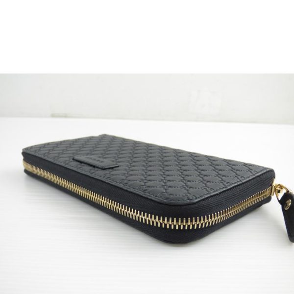 91928 3 Gucci Maai Kuroshima Leather Round Zipper Long Wallet