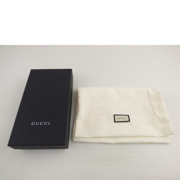 91928 6 Gucci Maai Kuroshima Leather Round Zipper Long Wallet