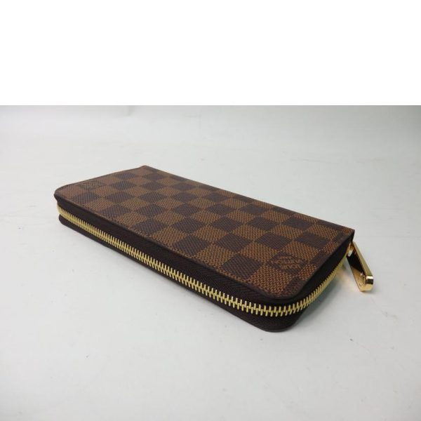 91973 3 Louis Vuitton Zippy Wallet Damier Brown