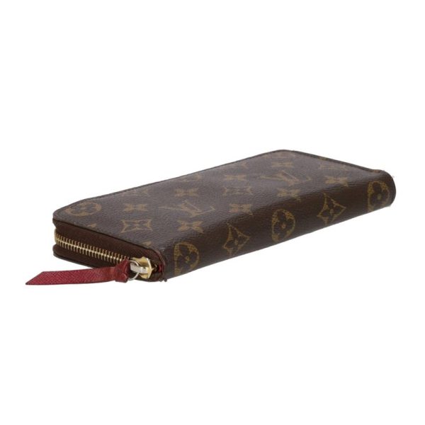 92001 3 Louis Vuitton Clemence Wallet Monogram Fuchsia Pink