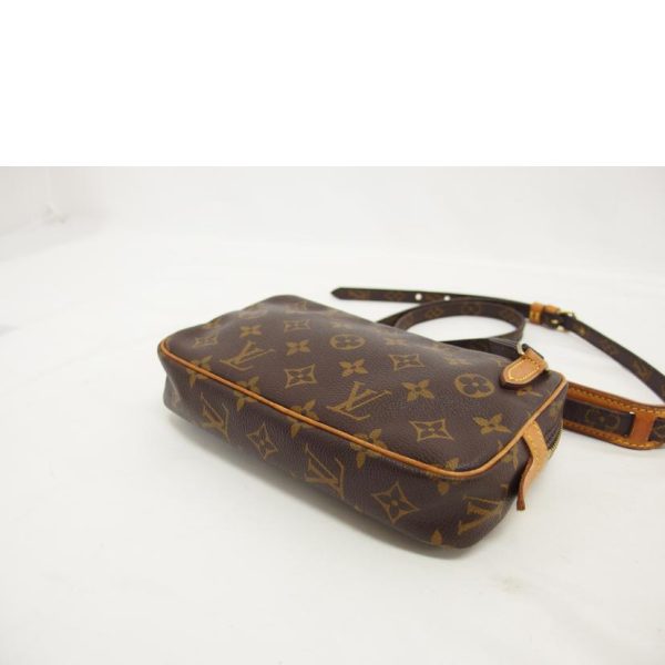 92012 3 Louis Vuitton Marly Bandouliere Monogram Handbag Brown