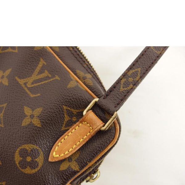 92012 8 Louis Vuitton Marly Bandouliere Monogram Handbag Brown