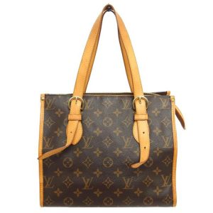 92029 1 Louis Vuitton Ravello GM Leather Handbag Brown