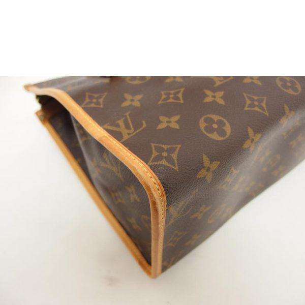 92029 6 Louis Vuitton Popincourt Au Monogram Handbag Brown