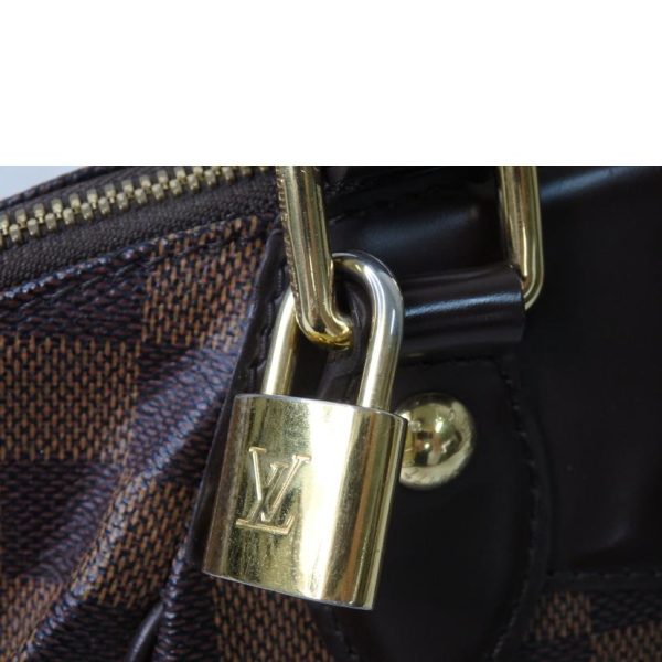 92036 8 Louis Vuitton Verona PM Damier Handbag Brown