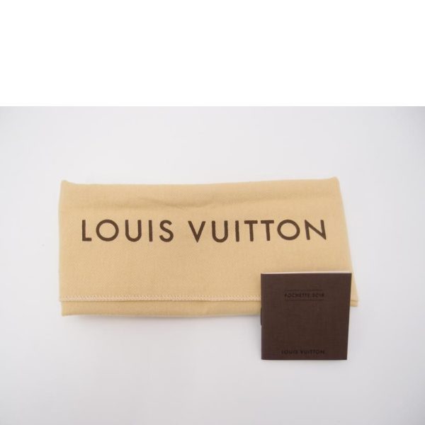 92036 8 Louis Vuitton Pochette Dantel Monogram Clutch Bag Brown