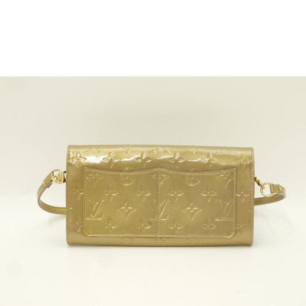 92043 2 Louis Vuitton Rossmore MM Bag Vernis Beige Poudre