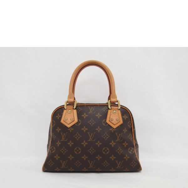 92043 2 Louis Vuitton Manhattan PM Monogram Handbag Brown