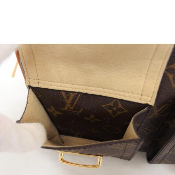 92043 7 Louis Vuitton Manhattan PM Monogram Handbag Brown