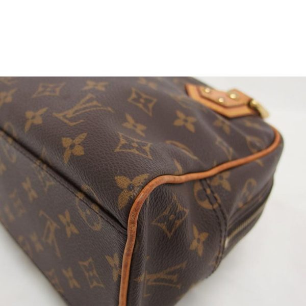 92043 8 Louis Vuitton Manhattan PM Monogram Handbag Brown