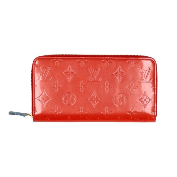 92094 1 Louis Vuitton Zippy Wallet Vernis Orange Sunset