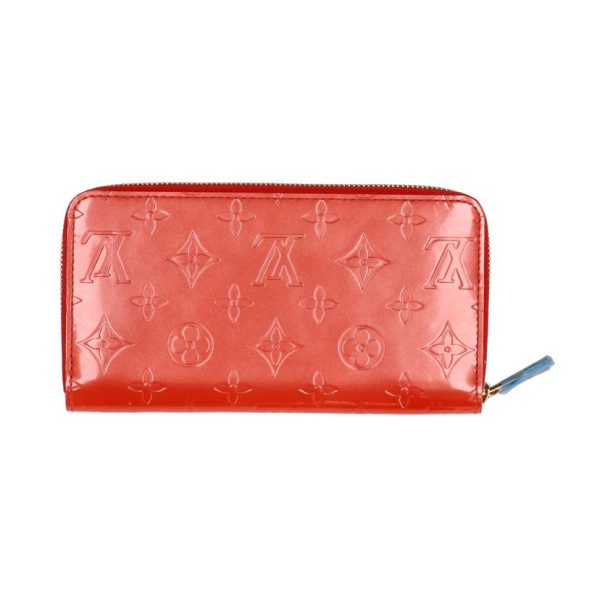 92094 2 Louis Vuitton Zippy Wallet Vernis Orange Sunset