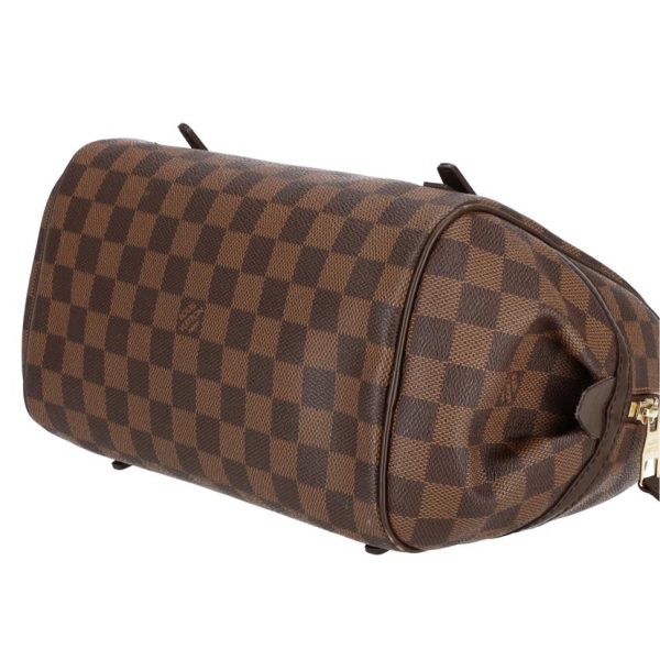 92098 3 Louis Vuitton Rivington PM Damier Handbag Brown