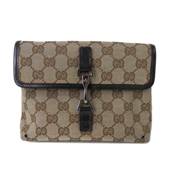 92166 1 Gucci GG Canvas Mini Waist Bag