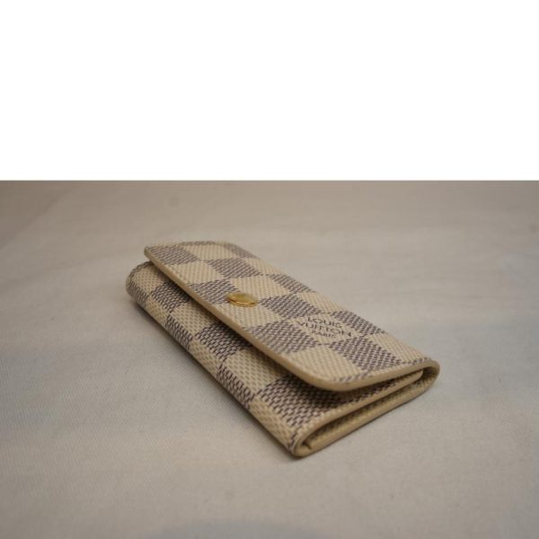 92166 4 Louis Vuitton Multicle 4 Azur Wallet Brown