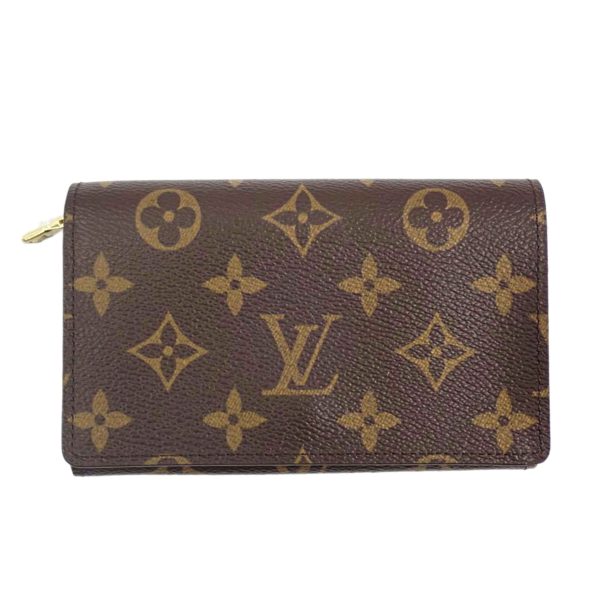 92172 1 Louis Vuitton Portefeuil Tresor Monogram Wallet Brown