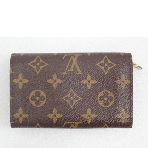 92172 2 Louis Vuitton Portefeuil Tresor Monogram Wallet Brown