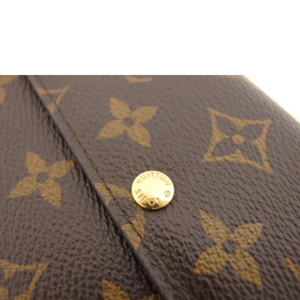 92227 6 Louis Vuitton Portefeuil Sala Monogram Wallet Brown