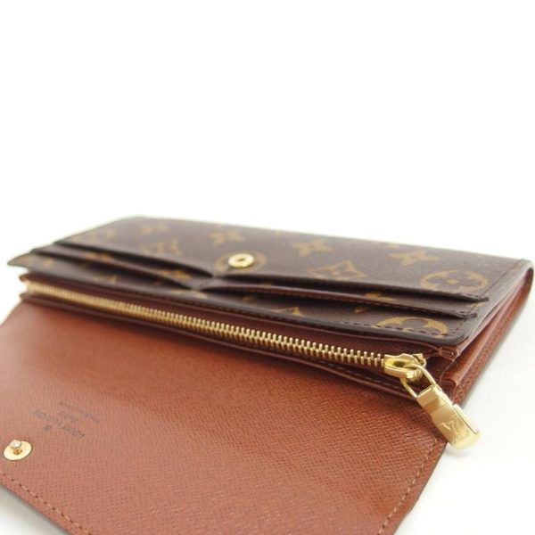 92227 8 Louis Vuitton Portefeuil Sala Monogram Wallet Brown