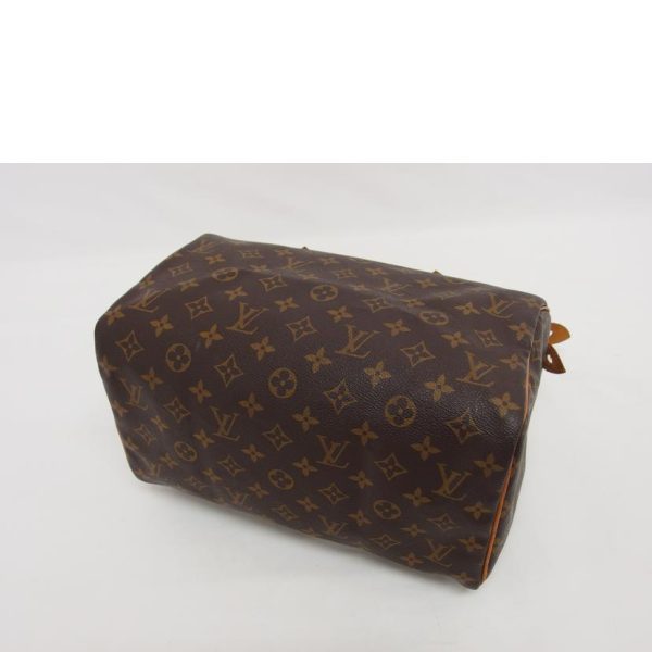 92234 3 Louis Vuitton Speedy 30 Bag Monogram Canvas Brown