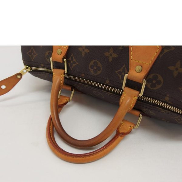 92234 4 Louis Vuitton Speedy 30 Bag Monogram Canvas Brown