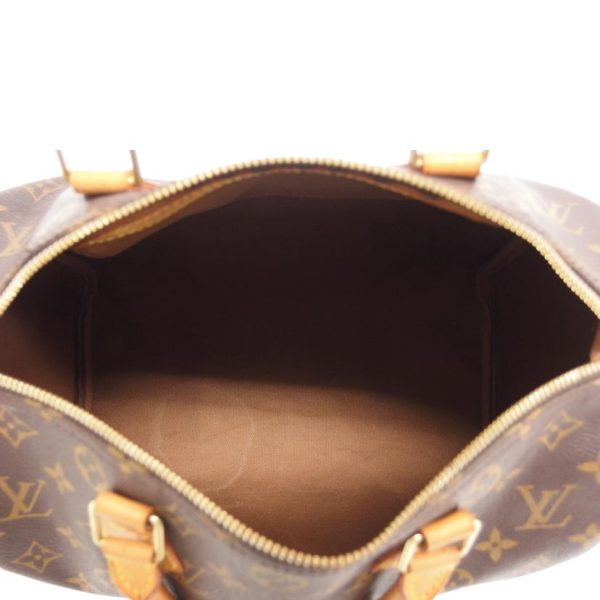 92234 6 Louis Vuitton Speedy 30 Bag Monogram Canvas Brown