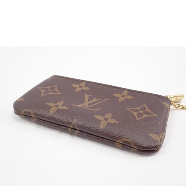 92265 3 Louis Vuitton Pochette Cle Monogram Handbag Brown