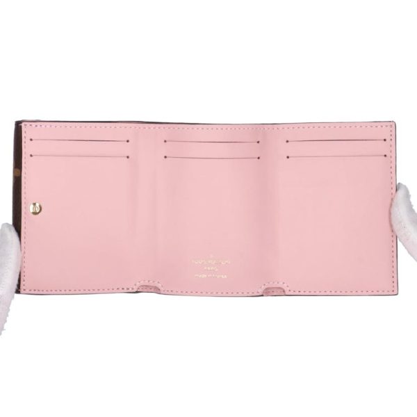 92268 3 Louis Vuitton Portefeuil Celeste Monogram Wallet Rose Ballerine