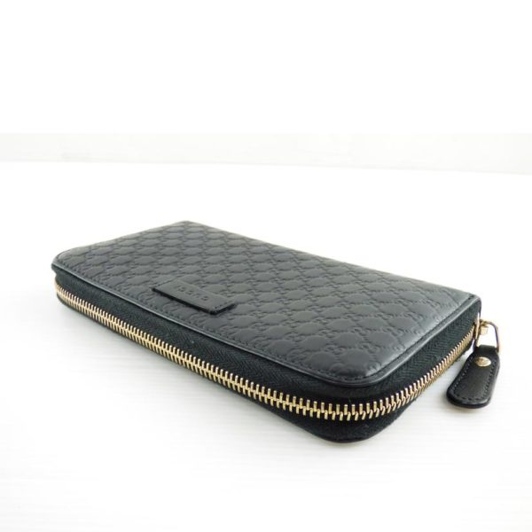 92331 3 Gucci Micro Guccissima Round Zipper Long Wallet