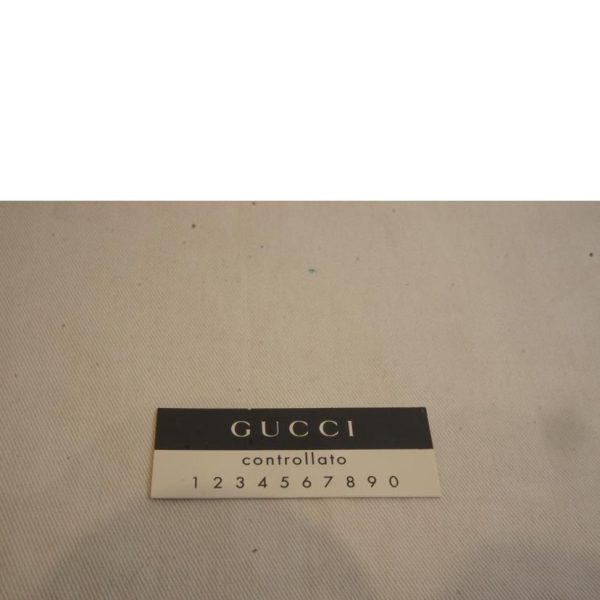 92335 5 Gucci GG Supreme L Shaped Zipper Travel Pouch