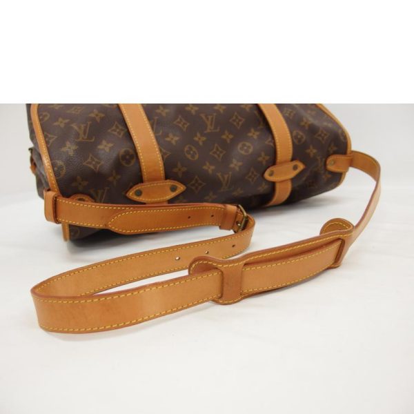 92425 4 Louis Vuitton Saumur GM Monogram Shoulder Bag Brown