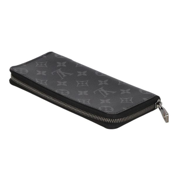 92499 3 Louis Vuitton Zippy Wallet Vertical Monogram Eclipse Wallet