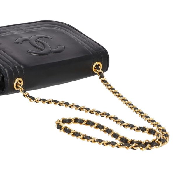 92524 4 Chanel Chain Shoulder Bag Black